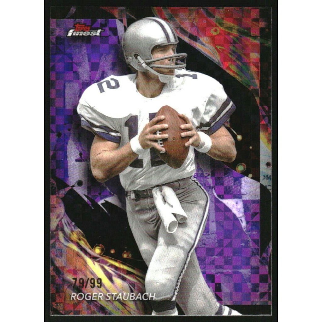 2024 Roger Staubach Purple Checkerboard Refractor Card #113: $10.80 2024 Roger Staubach Purple Checkerboard Refractor Card #113: $10.80