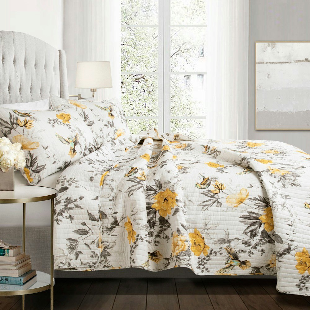 Lush Decor Penrose Floral 3-Piece Full/Queen Quilt Set: $67.99 Lush Decor Penrose Floral 3-Piece Full/Queen Quilt Set: $67.99