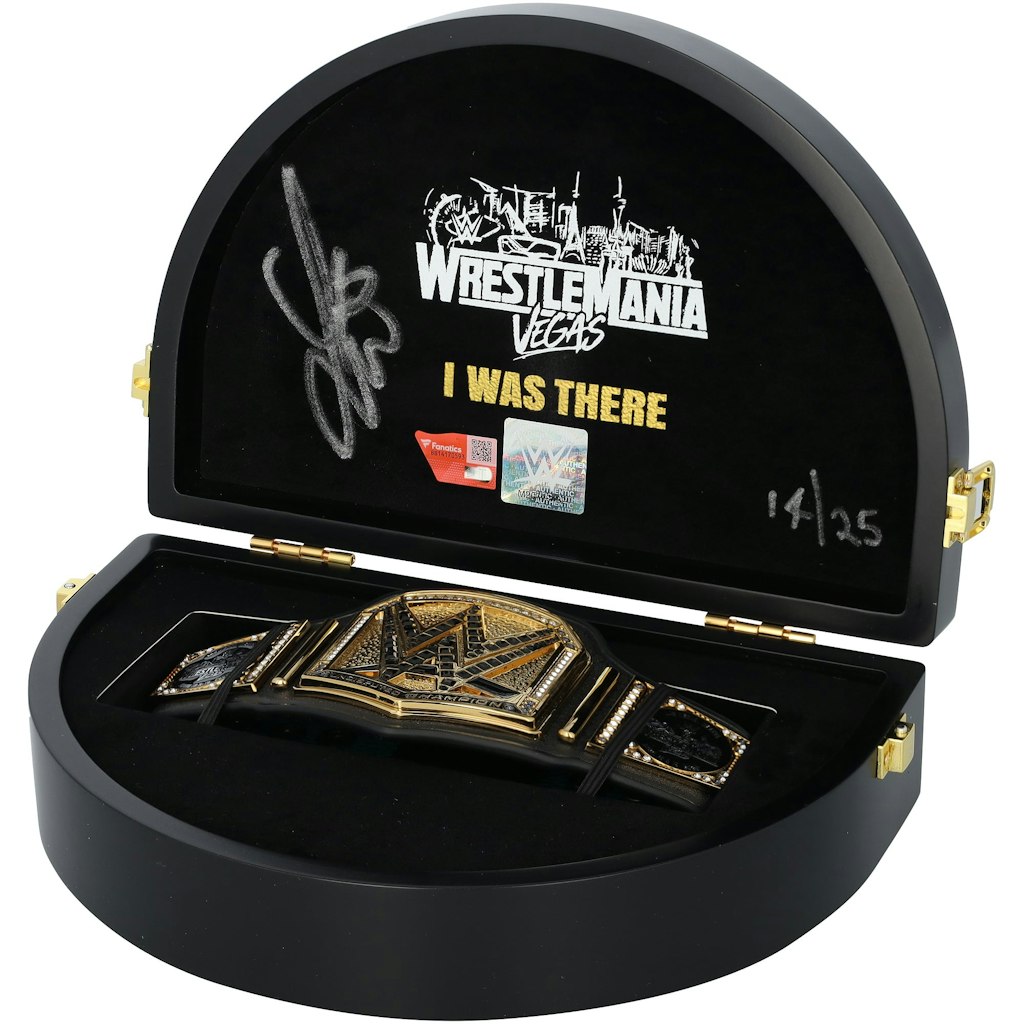 Liv Morgan Autographed WWE WrestleMania 42 Poker Table Mini Title: $349.99 Liv Morgan Autographed WWE WrestleMania 42 Poker Table Mini Title: $349.99