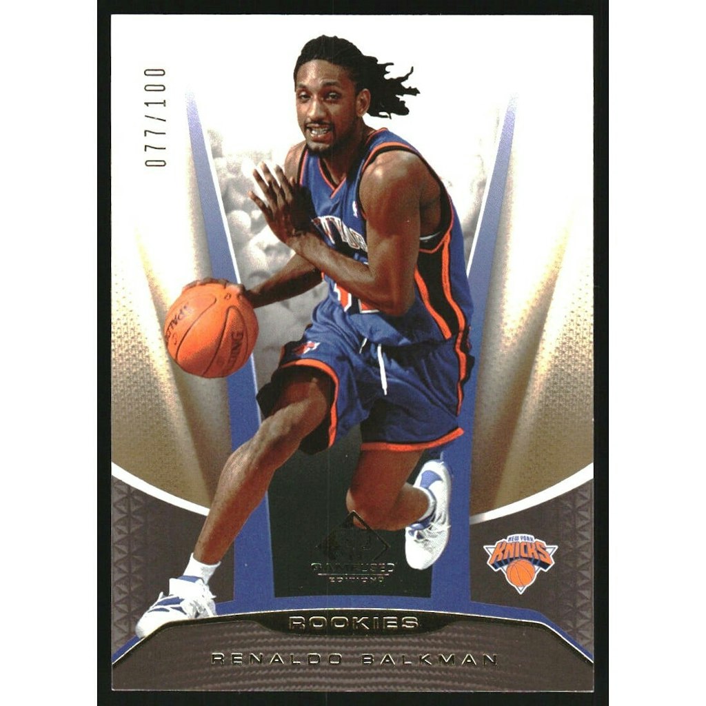 2006-07 SP Game Used Gold Renaldo Balkman Card: $7.20 2006-07 SP Game Used Gold Renaldo Balkman Card: $7.20