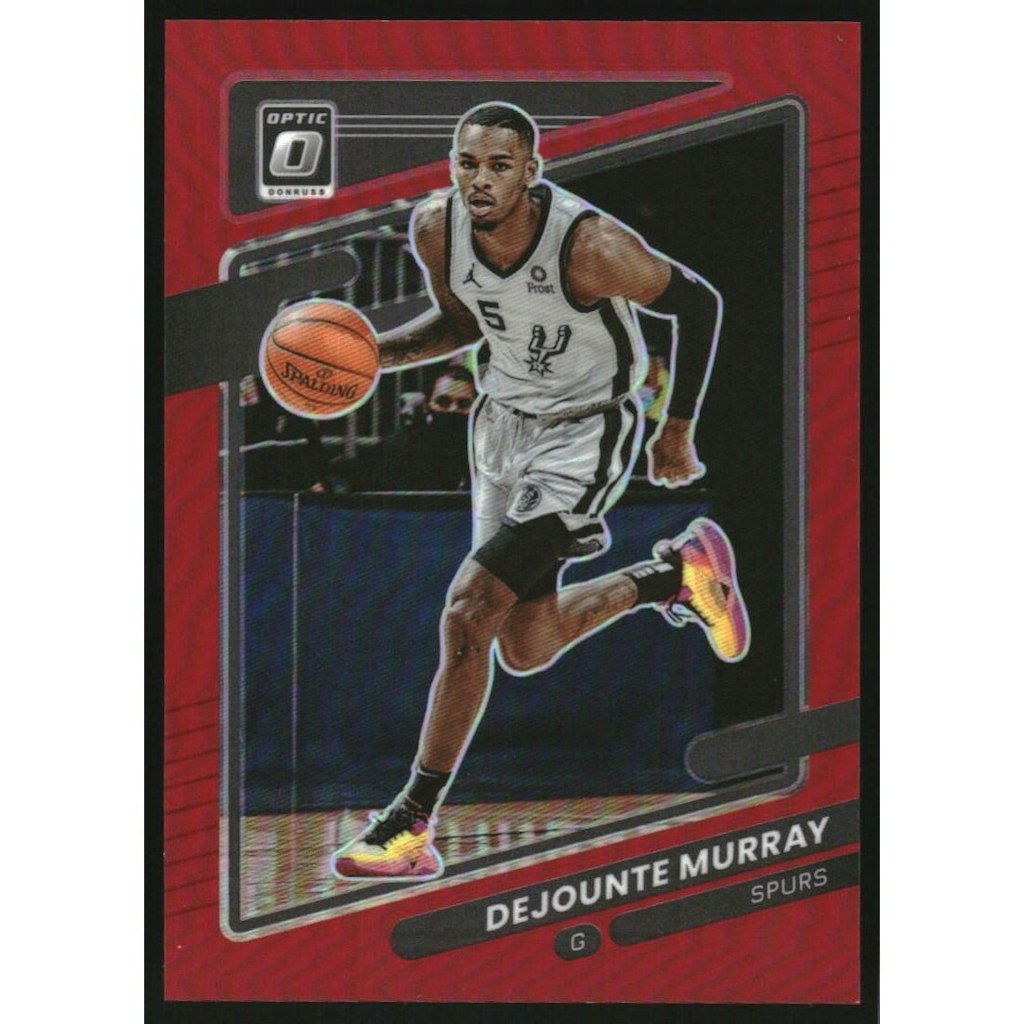2021-22 Donruss Optic Red Dejounte Murray #116 Trading Card: $9 2021-22 Donruss Optic Red Dejounte Murray #116 Trading Card: $9