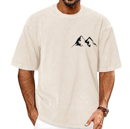Men's Oversized Vintage Washed Short Sleeve T-Shirt: $14.99 Men's Oversized Vintage Washed Short Sleeve T-Shirt: $14.99
