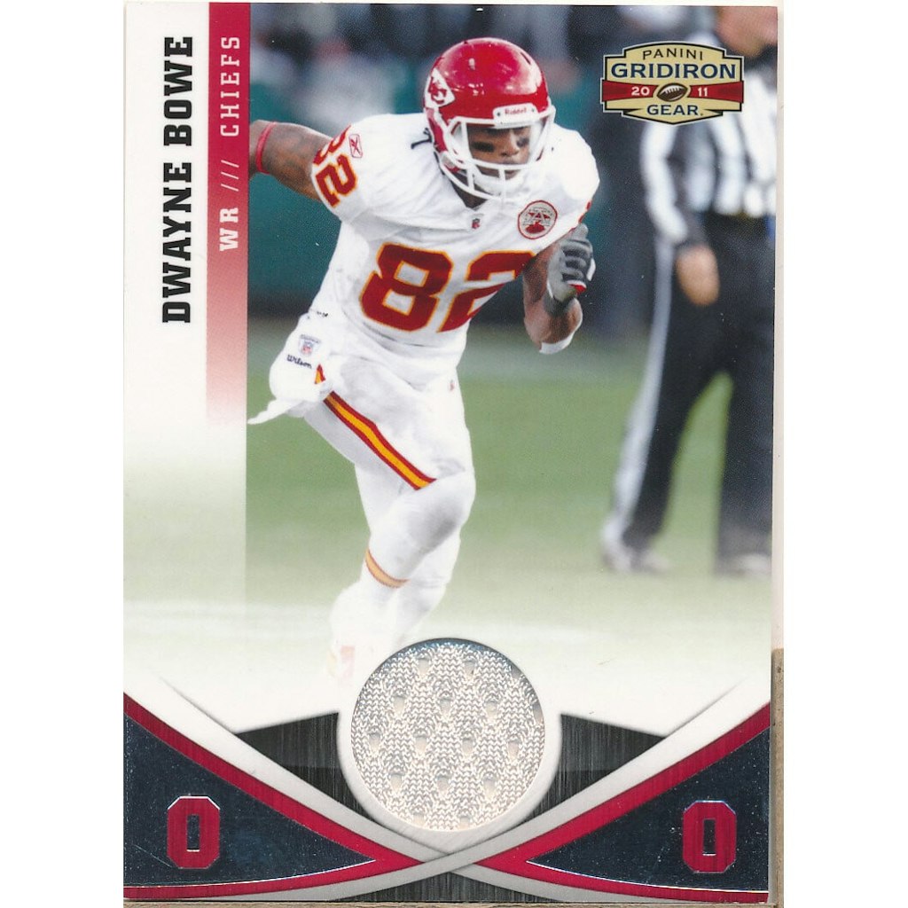 2011 Panini Gridiron Gear Dwayne Bowe Jersey Card: $8 2011 Panini Gridiron Gear Dwayne Bowe Jersey Card: $8