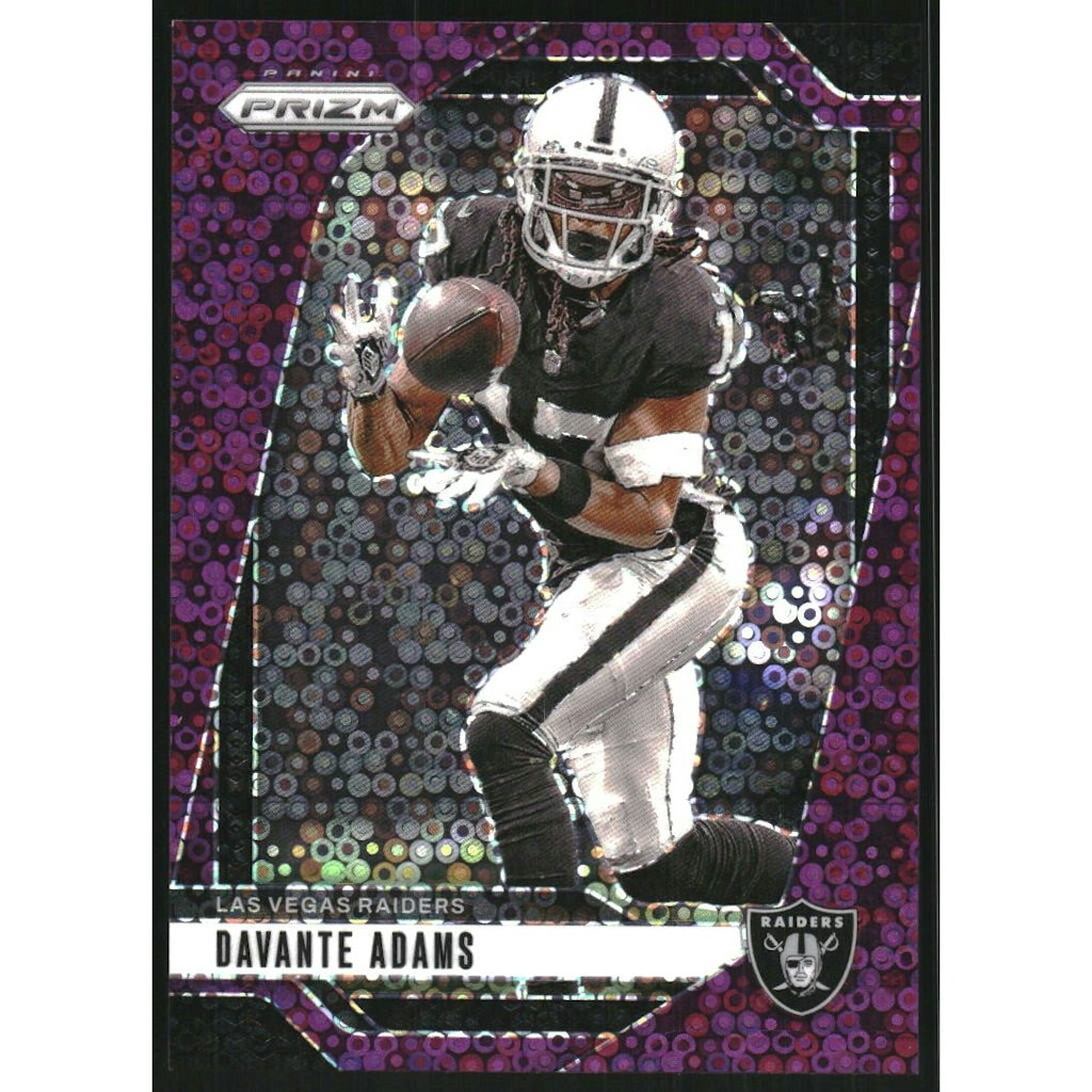 2024 Panini Prizm No Huddle Purple Davante Adams #150 Trading Card: $13.50