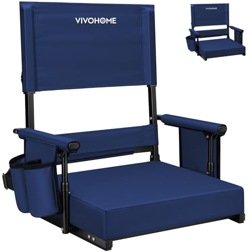 Vivohome Adjustable High Back Stadium Seat: $56.09 Vivohome Adjustable High Back Stadium Seat: $56.09