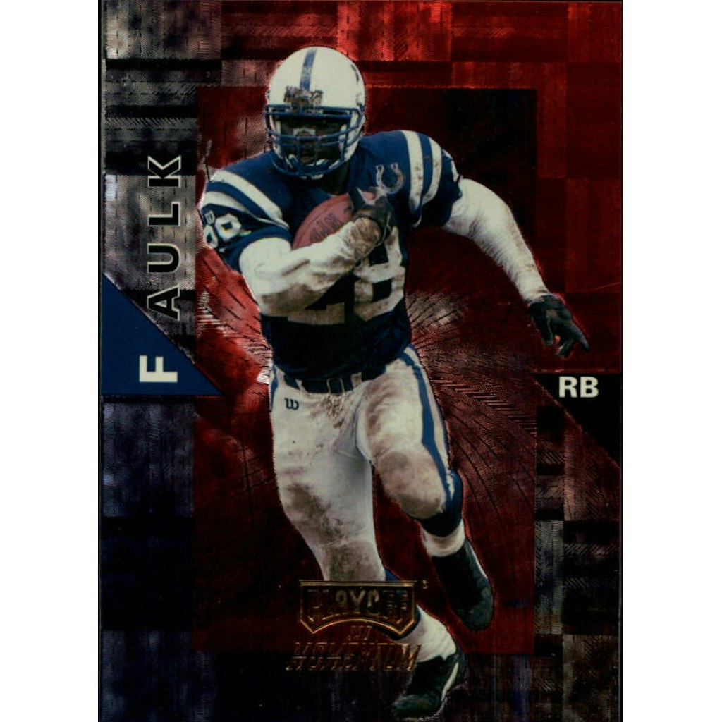 1998 Playoff Momentum Red Marshall Faulk #99 Card: $9 1998 Playoff Momentum Red Marshall Faulk #99 Card: $9