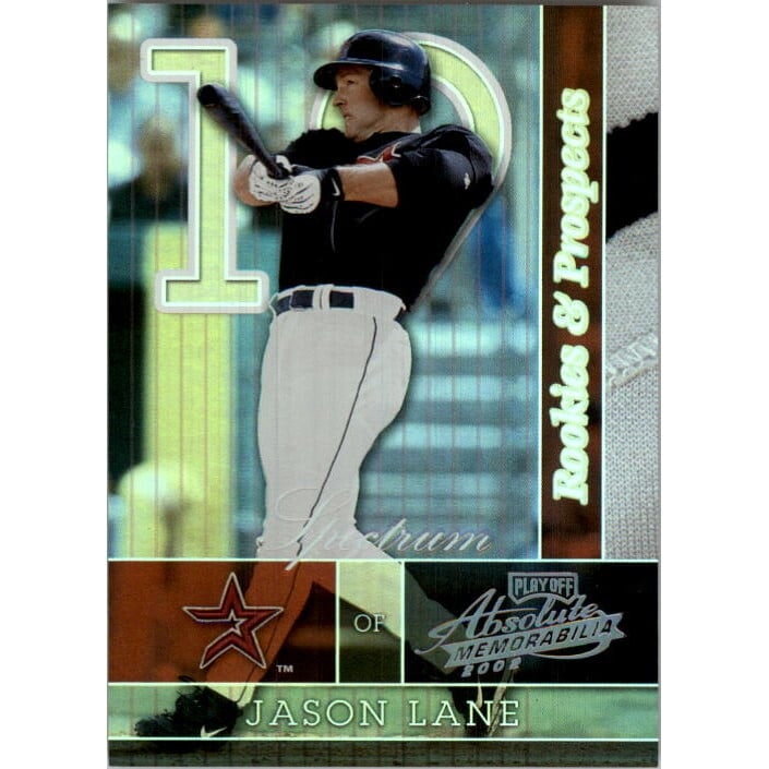 2002 Absolute Memorabilia Spectrum Jason Lane Rookie Patch Card: $7.20 2002 Absolute Memorabilia Spectrum Jason Lane Rookie Patch Card: $7.20