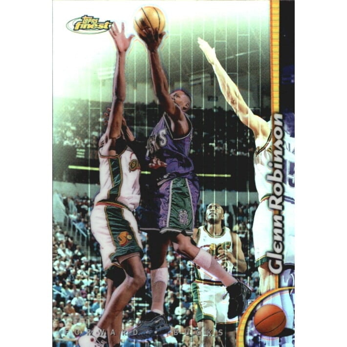 1998-99 Finest Refractor Glenn Robinson #185 Card: $12