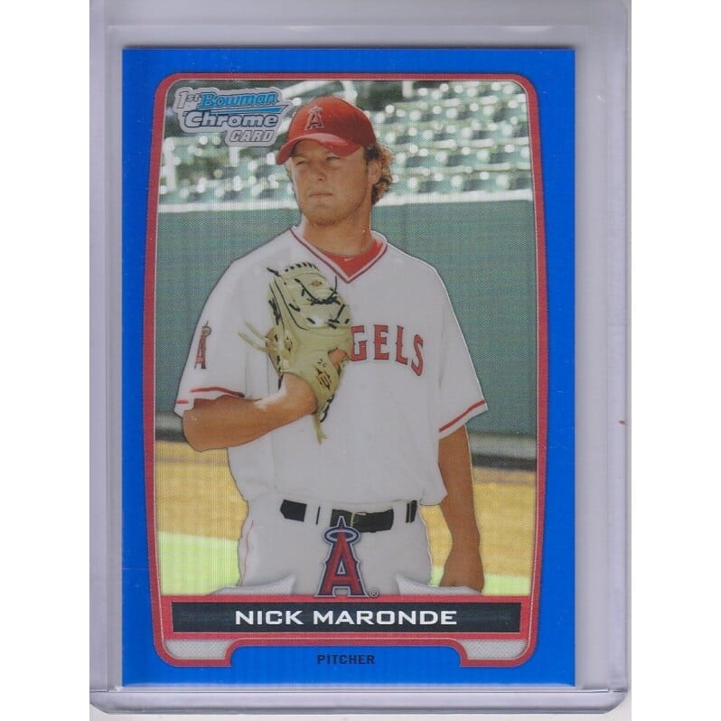 2012 Bowman Chrome Prospects Blue Refractor Nick Maronde #BCP31: $9
