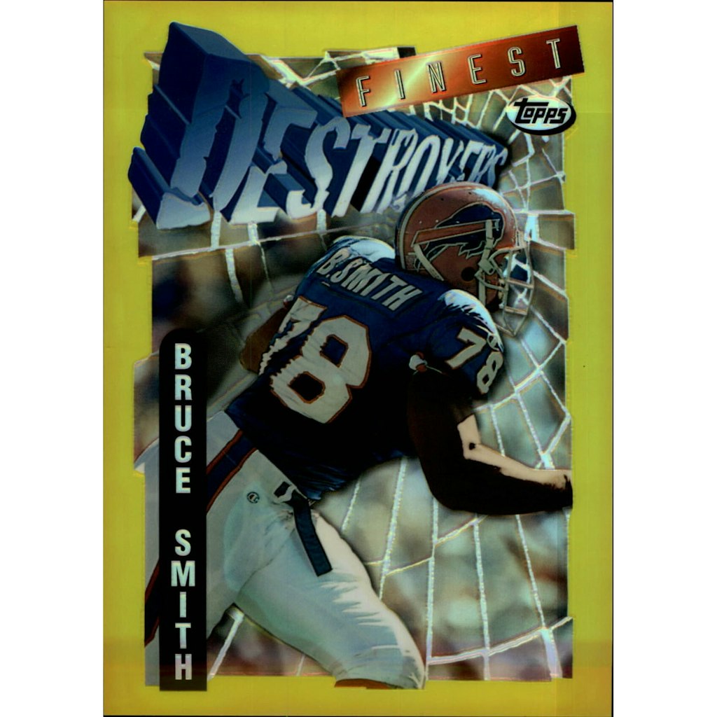 1996-97 Finest Pro Bowl Jumbos Refractors #9 Bruce Smith Card: $24