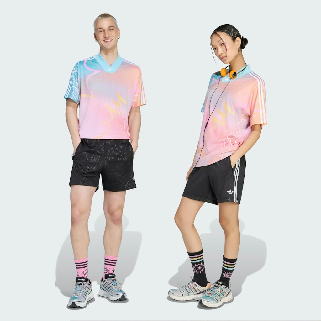 Adidas Love Unites 3 Stripes Shorts: $40 Adidas Love Unites 3 Stripes Shorts: $40