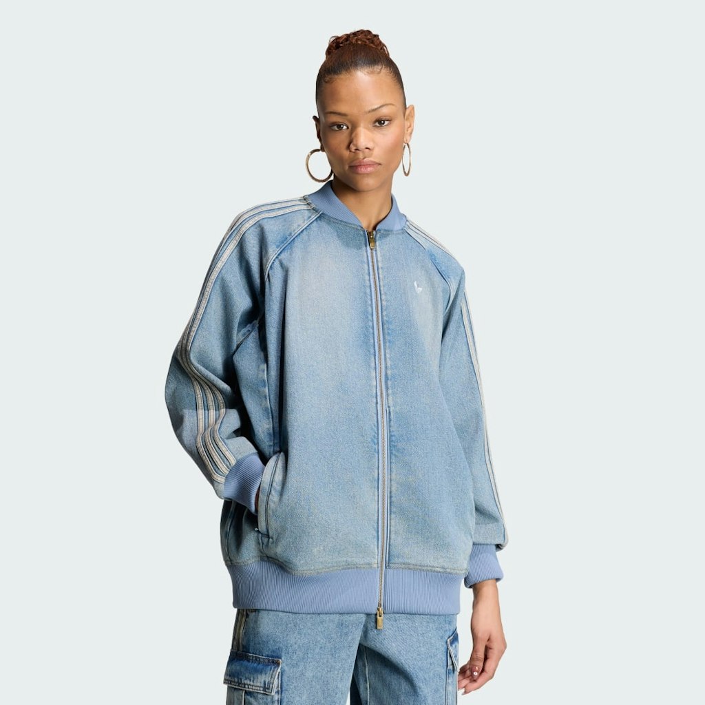 SST Oversized Denim Tracktop: $100 SST Oversized Denim Tracktop: $100