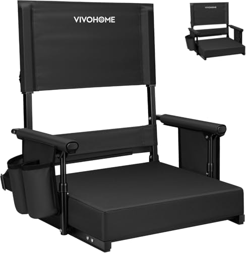Vivohome Adjustable High Back Stadium Seat: $59.25 Vivohome Adjustable High Back Stadium Seat: $59.25