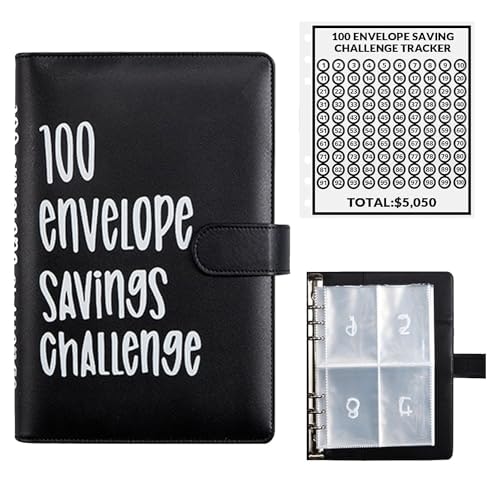 100-Envelope Money Saving Challenge Binder: $8.49 100-Envelope Money Saving Challenge Binder: $8.49