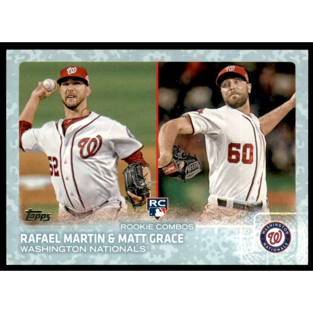 2015 Topps Update Snow Camo Rafael Martin and Matt Grace Baseball Card: $7.20