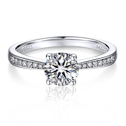 MomentWish 1-Carat Moissanite Sterling Silver Promise Ring Size 6: $46.28 MomentWish 1-Carat Moissanite Sterling Silver Promise Ring Size 6: $46.28