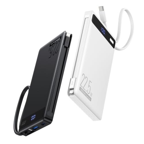 10,000mAh 22.5W Portable Charger Power Bank 2-Pack: $23.99 10,000mAh 22.5W Portable Charger Power Bank 2-Pack: $23.99