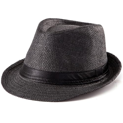 Men's XL Straw Fedora Hat: $26.34
