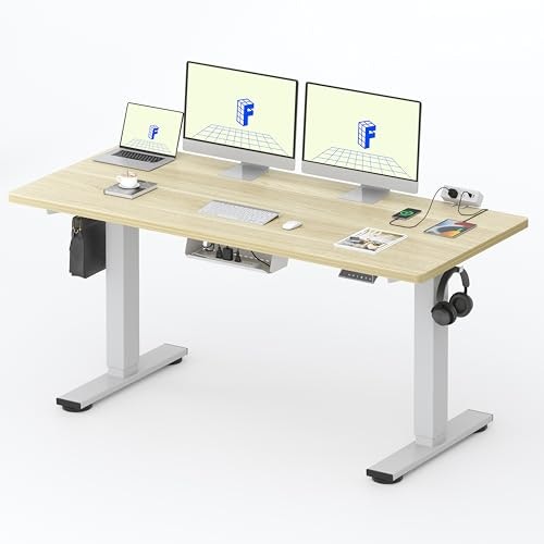Flexispot EN2 60"x24" Whole-Piece Standing Desk with Power Strip: $269.98