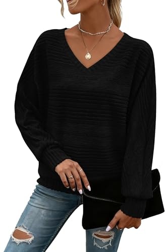 Richstory Women's Long Sleeve Fall Sweater: $9.49