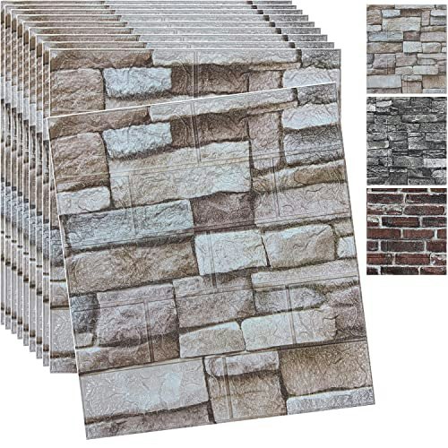 3D Peel and Stick Brick Foam Wall Panels 20-Pack: $31.31 3D Peel and Stick Brick Foam Wall Panels 20-Pack: $31.31