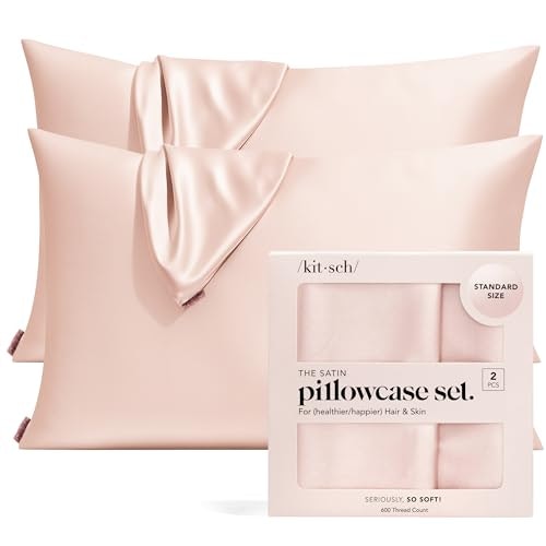 Kitsch Standard Satin Zippered Pillowcase 2-Pack: $23.19 Kitsch Standard Satin Zippered Pillowcase 2-Pack: $23.19