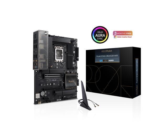 Asus ProArt B760-Creator WiFi ATX Motherboard: $323.50 Asus ProArt B760-Creator WiFi ATX Motherboard: $323.50