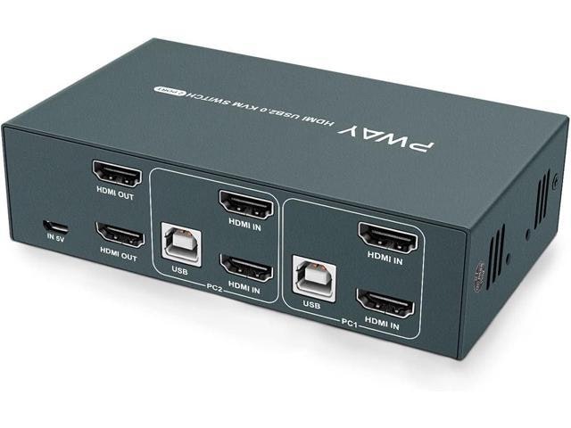 Dual Monitor 2-Port HDMI KVM Switch: $137.69 Dual Monitor 2-Port HDMI KVM Switch: $137.69