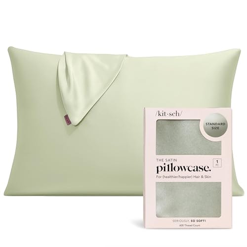 Kitsch Satin Zippered Pillowcase: $15.17 Kitsch Satin Zippered Pillowcase: $15.17
