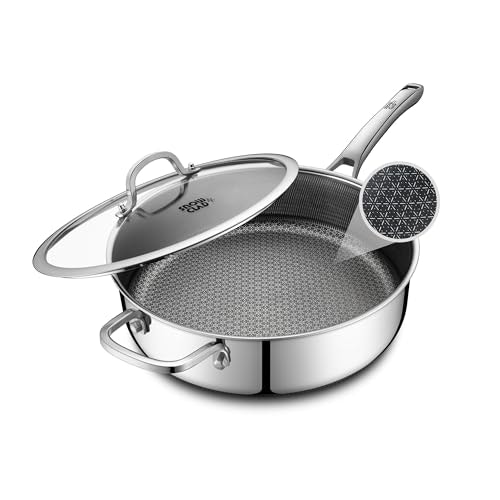 12.5-Inch 6.5-Quart Hybrid Nonstick Saute Braiser Pan with Lid: $49.97 12.5-Inch 6.5-Quart Hybrid Nonstick Saute Braiser Pan with Lid: $49.97