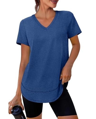 Women's Short Sleeve V-Neck Workout Shirt: $12.71 Women's Short Sleeve V-Neck Workout Shirt: $12.71