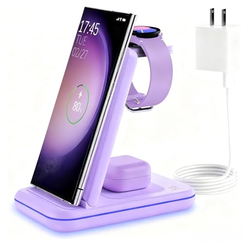 Wireless Charging Station for Samsung Phone and Watch: $33.99
