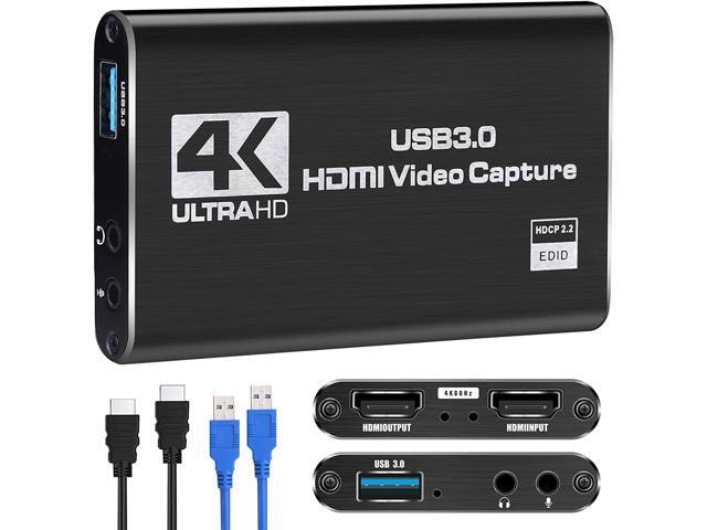 4K 60FPS HDMI to USB 3.0 Video Capture Card: $52.99 4K 60FPS HDMI to USB 3.0 Video Capture Card: $52.99