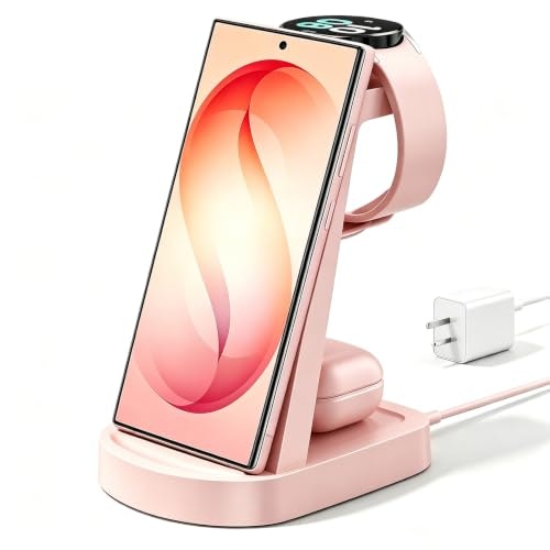 Wireless Charging Station for Samsung Phone and Watch: $33.99 Wireless Charging Station for Samsung Phone and Watch: $33.99
