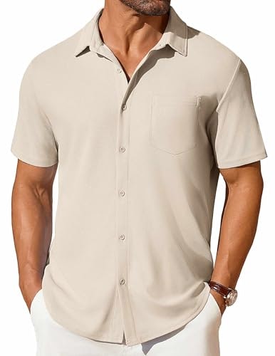Coofandy Men's Short Sleeve Knitted Polo Shirt: $14.99 Coofandy Men's Short Sleeve Knitted Polo Shirt: $14.99
