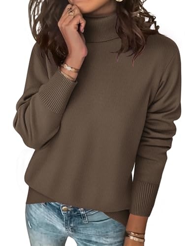 Zeagoo Women's Turtleneck Knit Pullover Sweater: $32.98 Zeagoo Women's Turtleneck Knit Pullover Sweater: $32.98