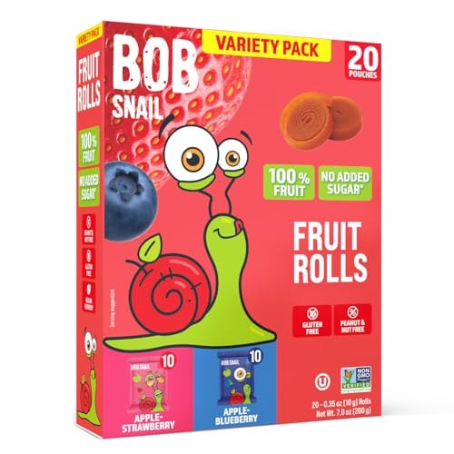 Bob Snail Fruit Roll-Ups 50-Pack 500g: $12.74 Bob Snail Fruit Roll-Ups 50-Pack 500g: $12.74