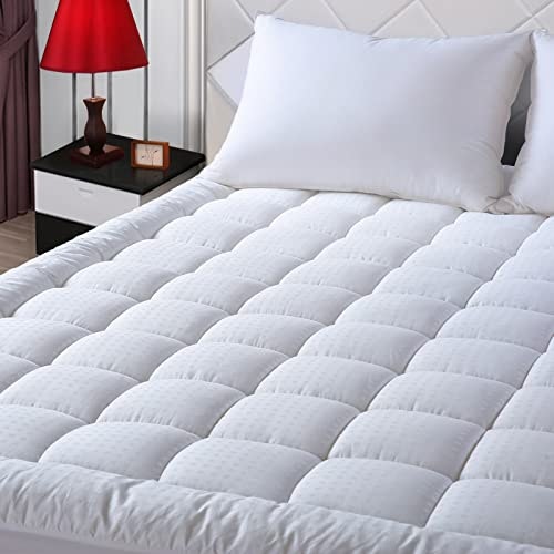 Easeland Full Size Cotton Pillow Top Mattress Pad: $42.41 Easeland Full Size Cotton Pillow Top Mattress Pad: $42.41