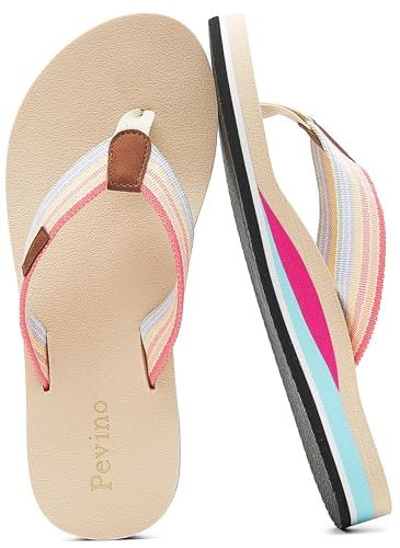 Pevino Women's Orthotic Arch Support Flip Flops: $20.39 Pevino Women's Orthotic Arch Support Flip Flops: $20.39