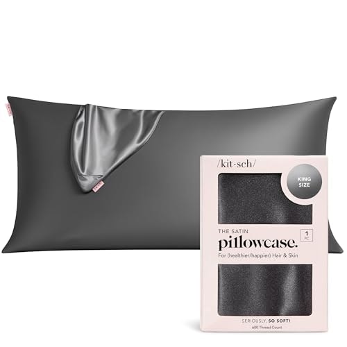 Kitsch Satin Zippered King Pillowcase: $19.18 Kitsch Satin Zippered King Pillowcase: $19.18