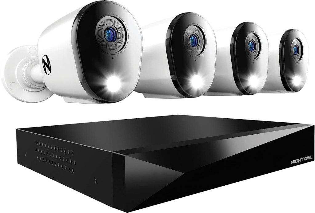 Night Owl 8-Channel 4MP DVR Security System with 4 Cameras and 2TB Storage: $299.99 Night Owl 8-Channel 4MP DVR Security System with 4 Cameras and 2TB Storage: $299.99