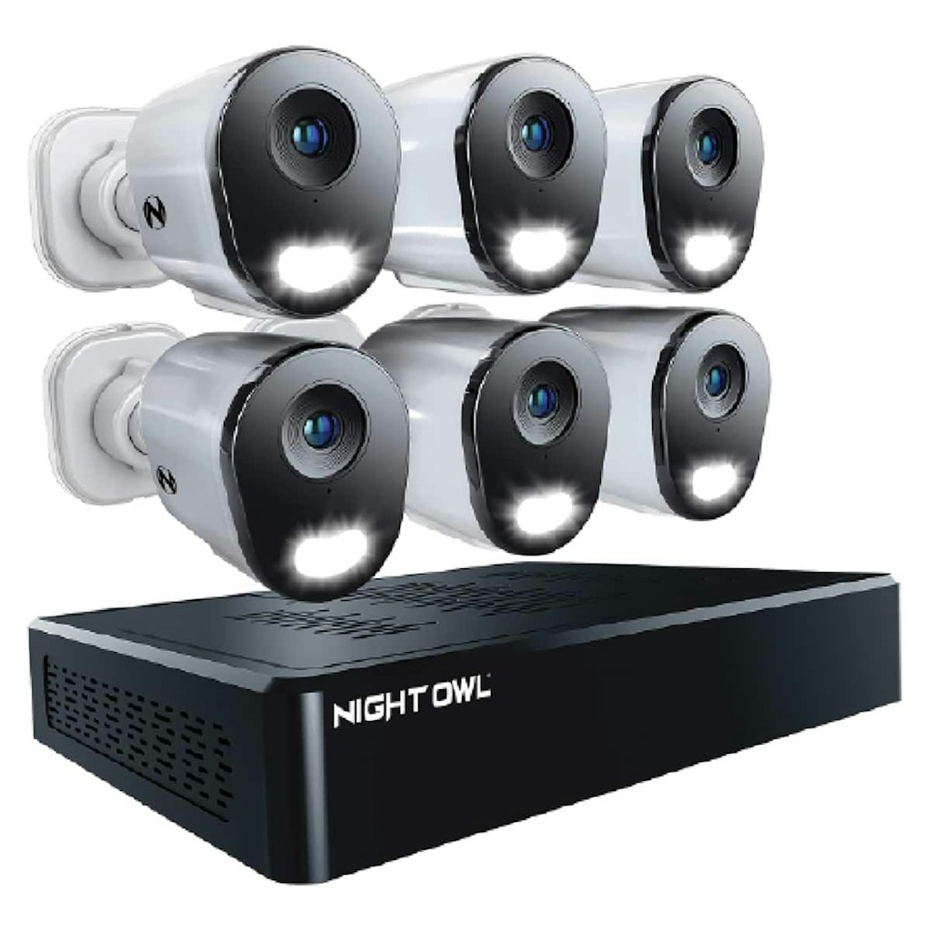 Night Owl 8-Channel 6K NVR Security System with 6 4K Cameras and 2TB Storage: $629.99 Night Owl 8-Channel 6K NVR Security System with 6 4K Cameras and 2TB Storage: $629.99