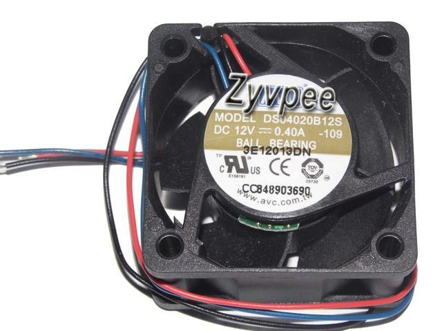 AVC 4020 DS04020B12S 40mm 12V 3-Wire Case Fan: $33.60