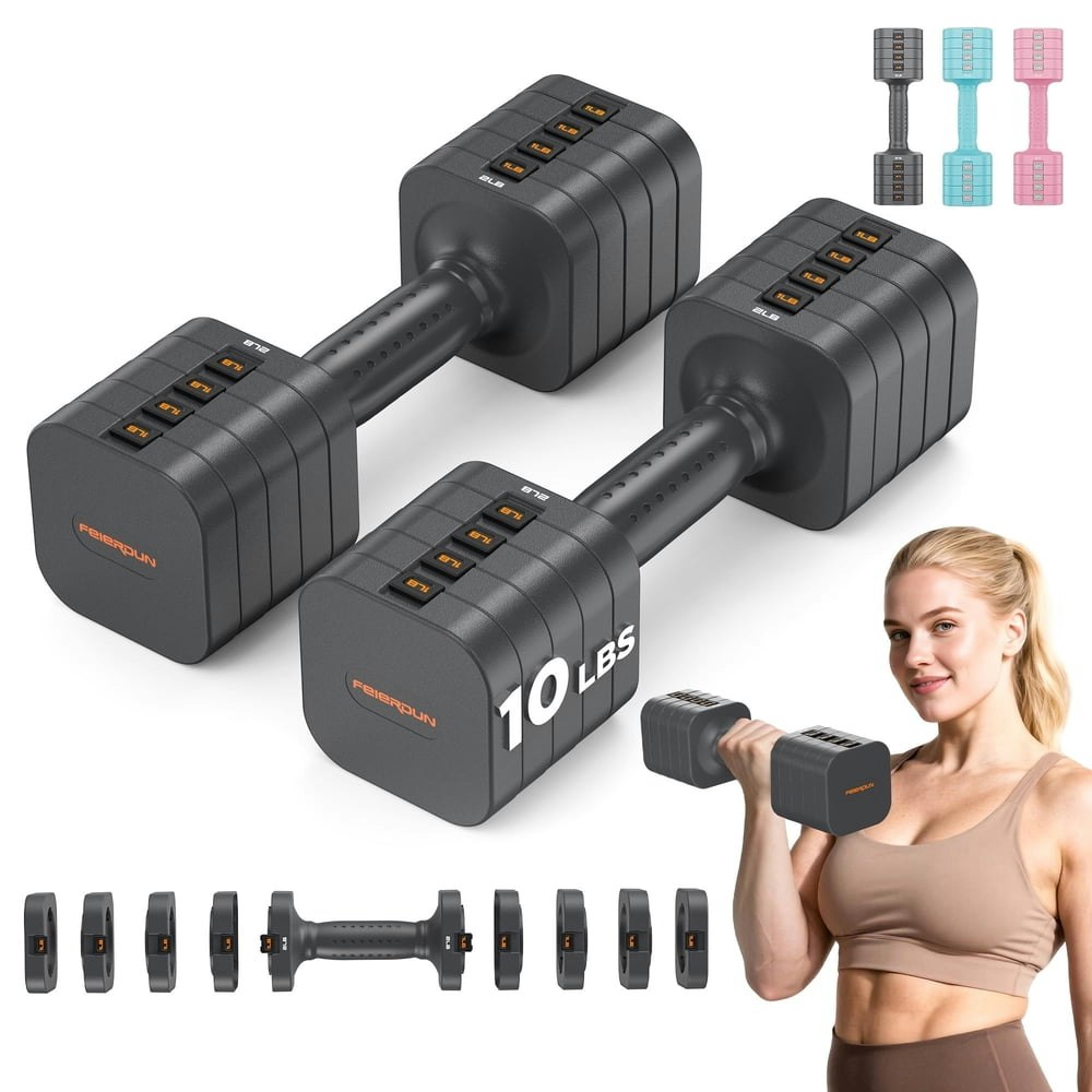 Adjustable 20-lb Dumbbell Set 2-Pack: $59.99 Adjustable 20-lb Dumbbell Set 2-Pack: $59.99