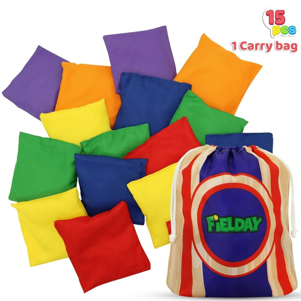 Joyfy 16-Piece Cornhole Bean Bag Set: $17.59