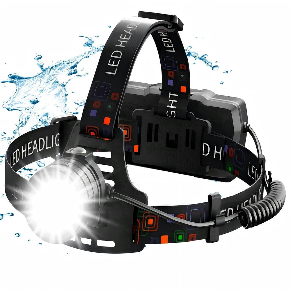 Dktiop 100,000-Lux Rechargeable LED Headlamp: $14.89 Dktiop 100,000-Lux Rechargeable LED Headlamp: $14.89
