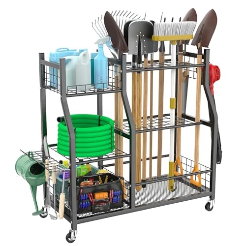 Walmann Garden Tool Organizer with Wheels: $75.99 Walmann Garden Tool Organizer with Wheels: $75.99