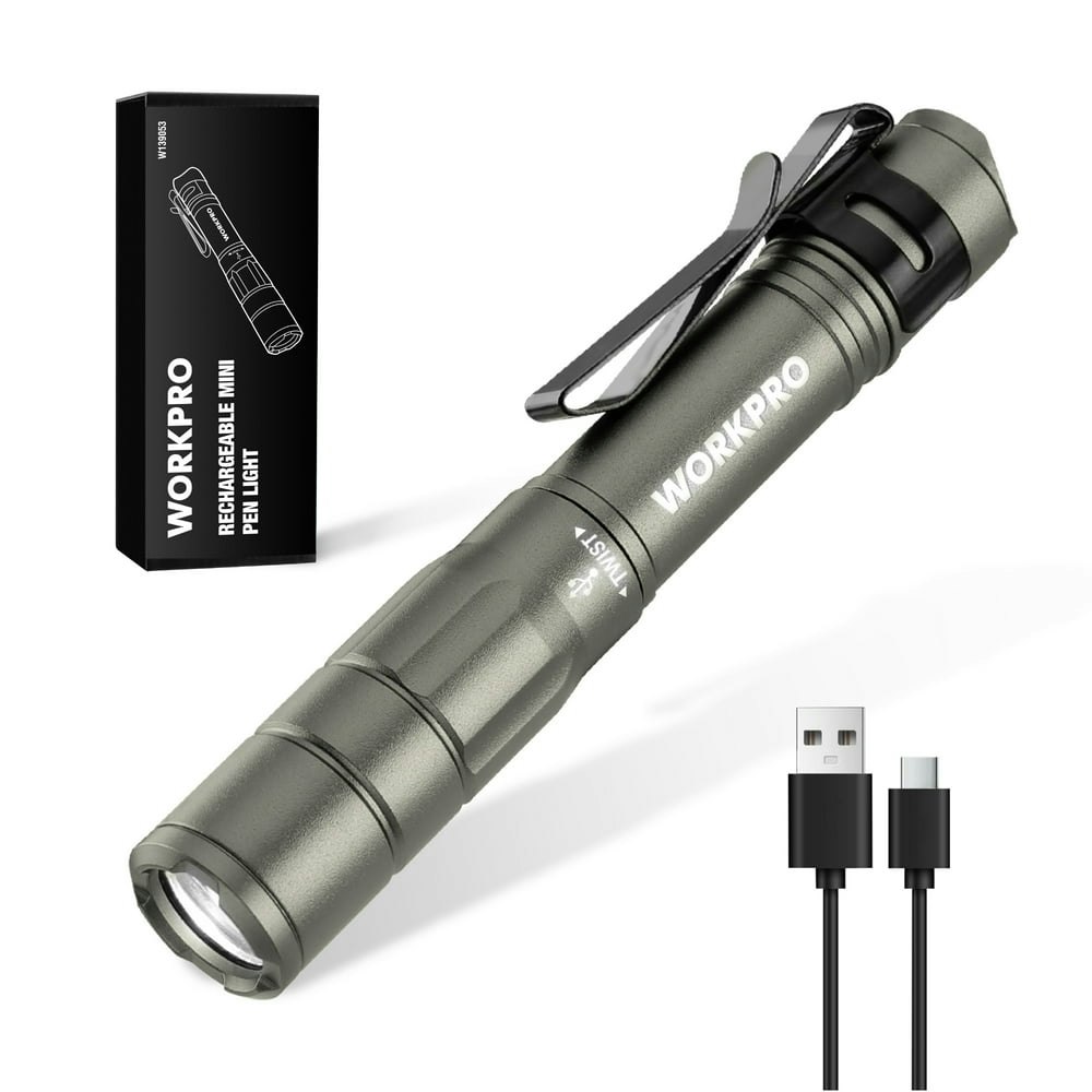 Workpro Rechargeable LED Pen Light: $14.99 Workpro Rechargeable LED Pen Light: $14.99