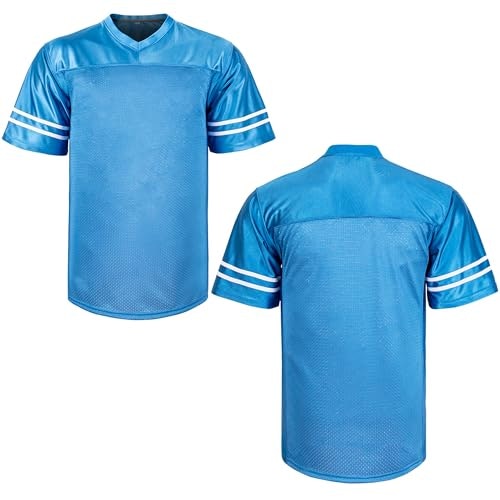 Mesospero Men's Mesh Polyester Football Jersey: $12.73 Mesospero Men's Mesh Polyester Football Jersey: $12.73