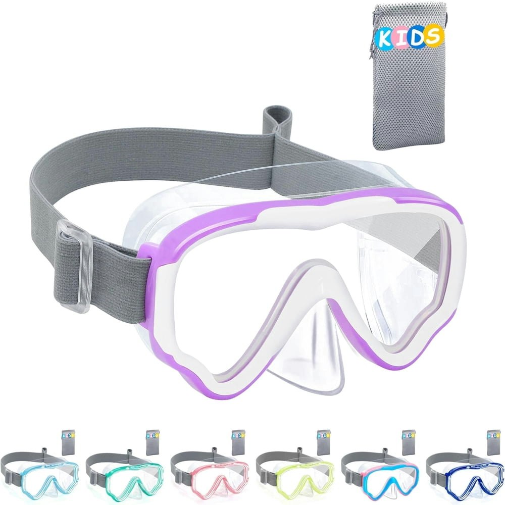 Vvinca Kids' Diving Mask Goggles with Nose Cover: $13.99 Vvinca Kids' Diving Mask Goggles with Nose Cover: $13.99